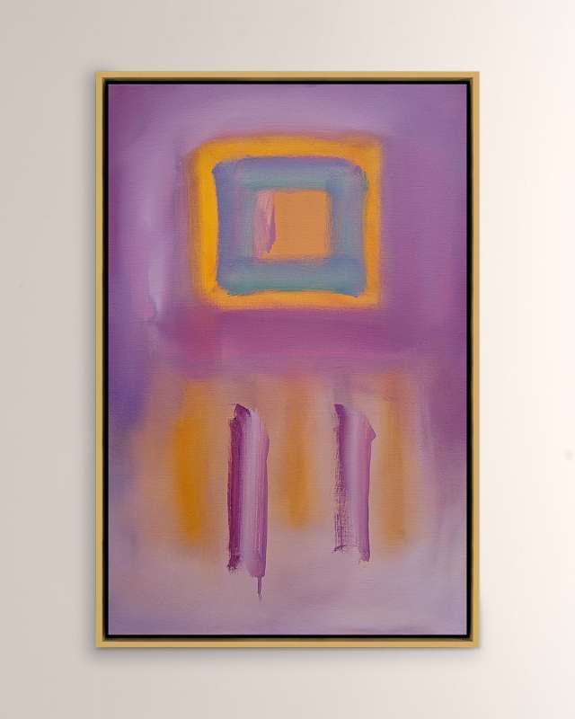 "Lavender Souk" Framed GIclee by Charles Stuart